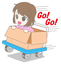 Girl In The Box sticker #5985639