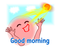 Pink Momotan sticker #5985768