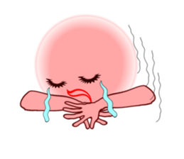 Pink Momotan sticker #5985771