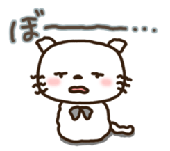 Greetings sticker of cat. Basic 1 sticker #5985958