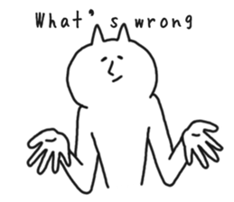 WHITE MAN 1 (English) sticker #5986011