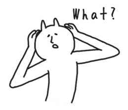 WHITE MAN 1 (English) sticker #5986020