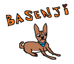 Basenji Life sticker #5986160