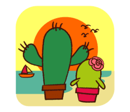 Lilico & Illiya - The Cactus Couple sticker #5986498