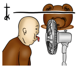 Costume of the bear sticker #5986524