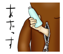 Costume of the bear sticker #5986534