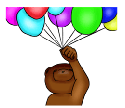 Costume of the bear sticker #5986536