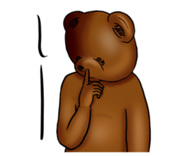 Costume of the bear sticker #5986538