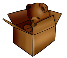 Costume of the bear sticker #5986542