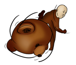 Costume of the bear sticker #5986543