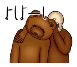 Costume of the bear sticker #5986551