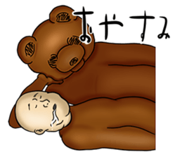 Costume of the bear sticker #5986555