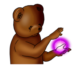 Costume of the bear sticker #5986556