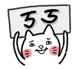 UglyCat with board Part1 sticker #5986958