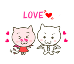 Pink Devil & White Devil sticker #5987208