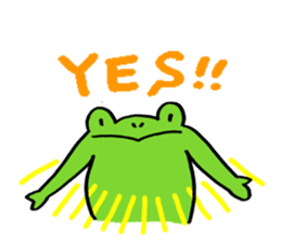 Frog Takashi -kun 2 sticker #5987321