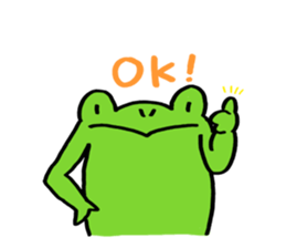 Frog Takashi -kun 2 sticker #5987323