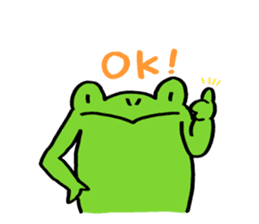 Frog Takashi -kun 2 sticker #5987323