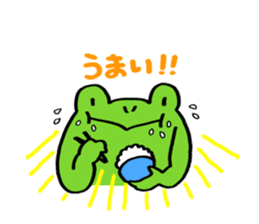 Frog Takashi -kun 2 sticker #5987344