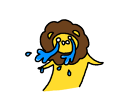 Funny animals sticker sticker #5987422