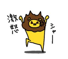 Funny animals sticker sticker #5987435