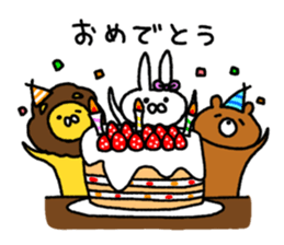 Funny animals sticker sticker #5987439