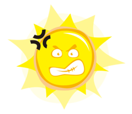 Nature, Sun and friends sticker #5987601