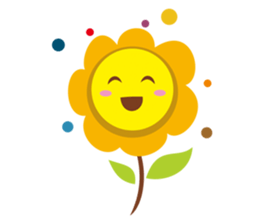 Nature, Sun and friends sticker #5987636