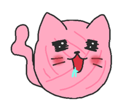 Wool Nyanko ball sticker #5987641