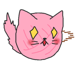 Wool Nyanko ball sticker #5987644