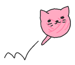 Wool Nyanko ball sticker #5987658