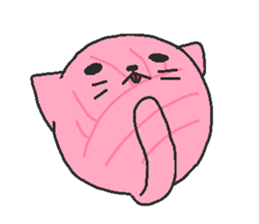 Wool Nyanko ball sticker #5987662