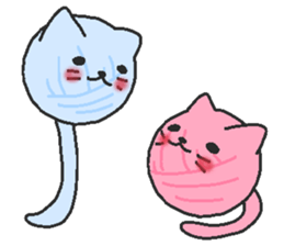 Wool Nyanko ball sticker #5987674