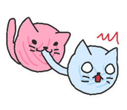 Wool Nyanko ball sticker #5987676