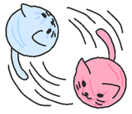 Wool Nyanko ball sticker #5987678