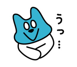 shiroi nekko sticker #5987868