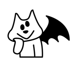 shiroi nekko sticker #5987871