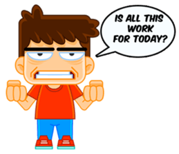 Vacation time sticker #5987950