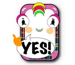 Checkered smartphone sticker #5988004