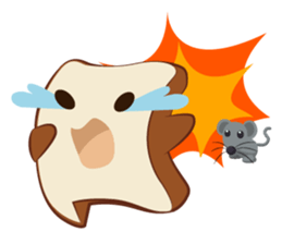 Toast chan!! sticker #5988648