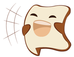 Toast chan!! sticker #5988656