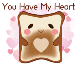 Toast chan!! sticker #5988658