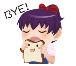 Toast chan!! sticker #5988663