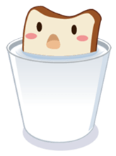 Toast chan!! sticker #5988666