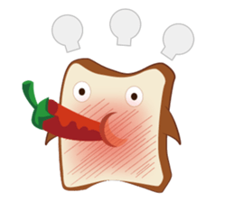 Toast chan!! sticker #5988667
