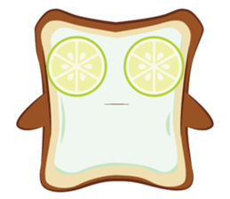 Toast chan!! sticker #5988673