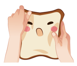 Toast chan!! sticker #5988677