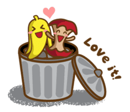 The Cute Garbage Family sticker #5988752