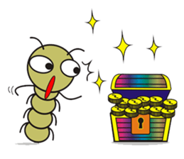 worm 2 sticker #5989005
