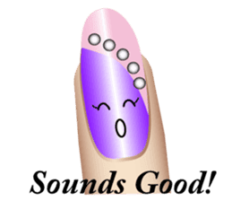 My Finger Nail Art (English Version) sticker #5989362